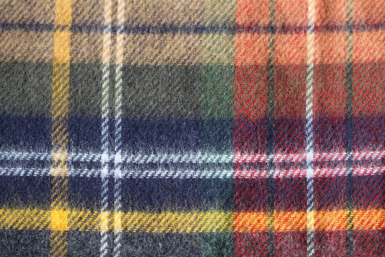 plaid flanella tartan modello